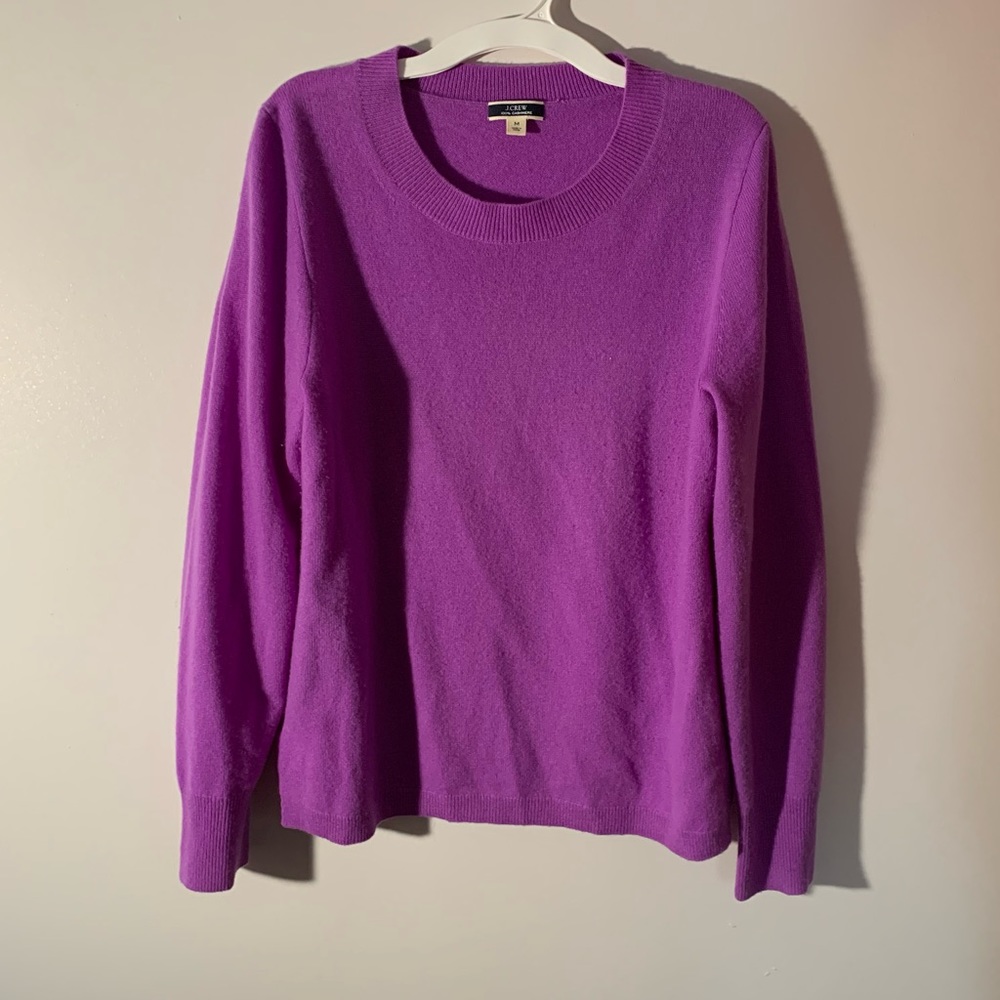100% cashmere JCrew sweater medium